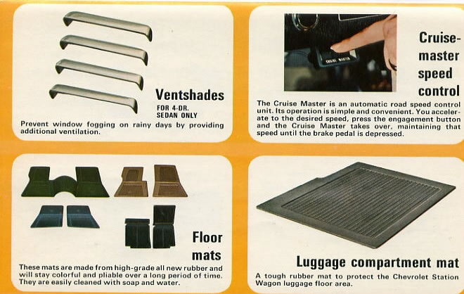 1971 Chevrolet Accessories Booklet Page 9